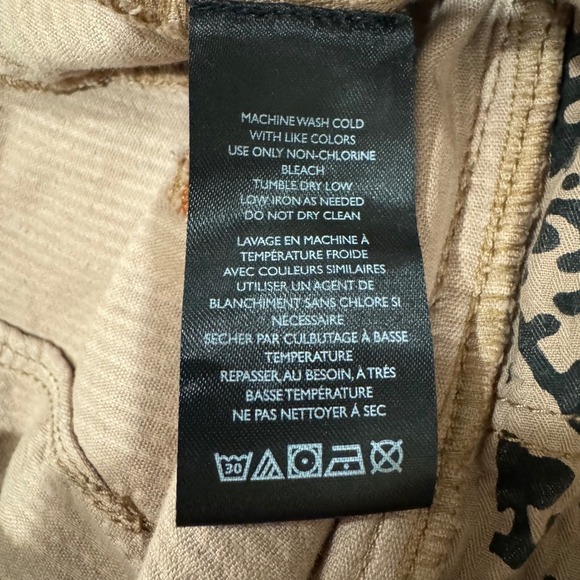 Free People Good Luck Mid Rise Corduroy Pant Size 31 Brown Barrel Leg Jeans - Picture 12 of 13